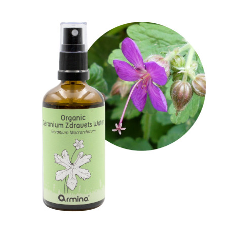 Armina Kvetová voda Geranium Zdravets BIO