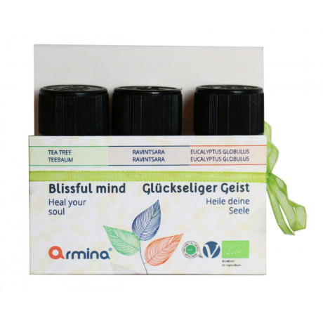 Armina sada 3 bio éterických olejov do difuzéra Blissful Mind