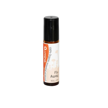 ARMINA Flu away Bio zmes esenciálnych olejov v roll-onu 10 ml