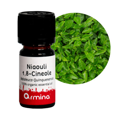 Armina bio esenciálny olej niaouli 1,8 cineol - respiračné infekcie a krvný obeh | WERECO