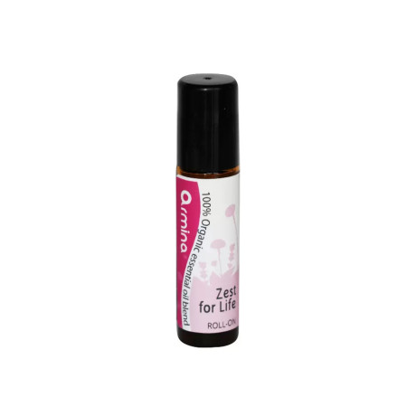 ARMINA Zest for Life Blend Bio zmes esenciálnych olejov v roll-on 10 ml