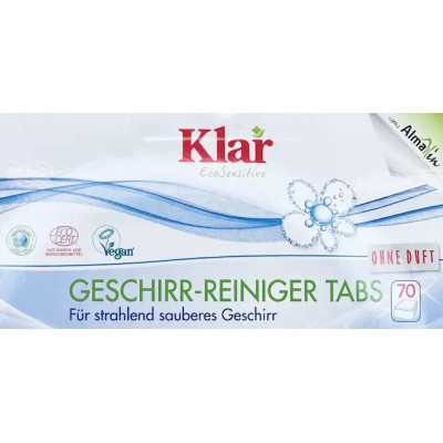 Klar tablety do umývačky – GMO-free enzymy ECOCERT | WERECO
