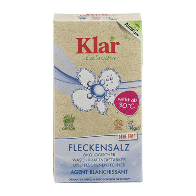 Klar soľ na škvrny bielidlo aktívny kyslík 400g ECOCERT | WERECO
