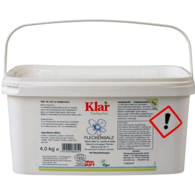 Klar soľ na škvrny bielidlo aktívny kyslík 400g ECOCERT | WERECO