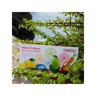memo Natural Colours, vodové farby 12 ks | Wereco