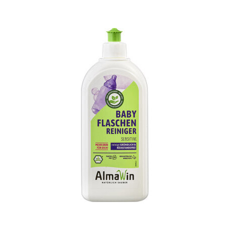 AlmaWin Čistič detských fliaš Sensitive, bez parfumácie 500 ml