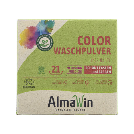 Almawin Prací prášok na farebnú bielizeň Color s vôňou lipového kvetu