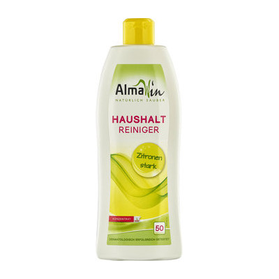Almawin Univerzálny čistič s vôňou citrónu a eukalyptu 500 ml poškodené uzáver.