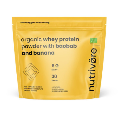 Bio proteín s prebiotikami pre deti | Banán + Baobab | Nutrivore